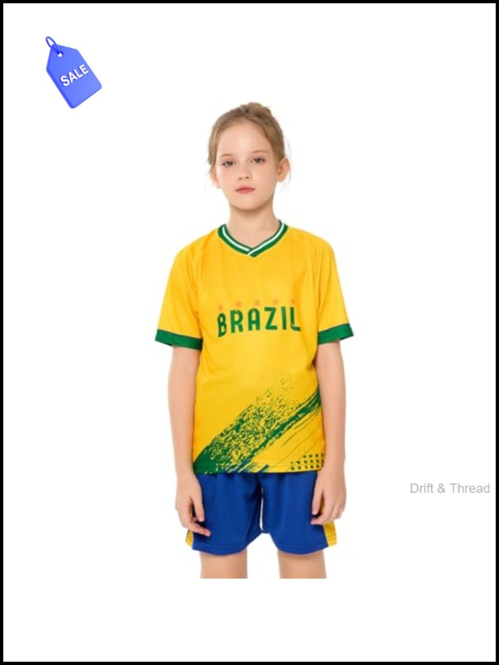 Kids Soccer Jersey Boys Girls Youth Training Sports Shirt